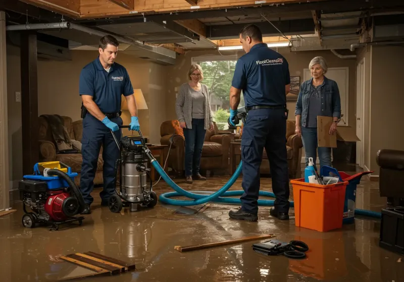 Basement Water Extraction and Removal Techniques process in Schertz, TX