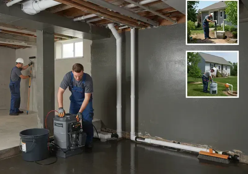 Basement Waterproofing and Flood Prevention process in Schertz, TX